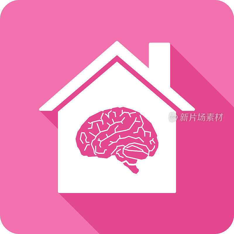 House Brain Icon剪影